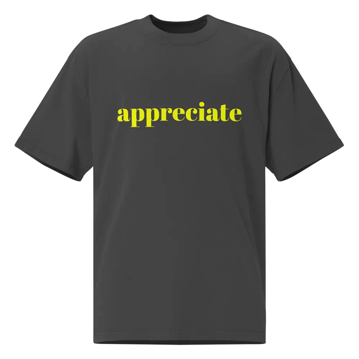 Premium Oversized Faded T-Shirt product image (1)