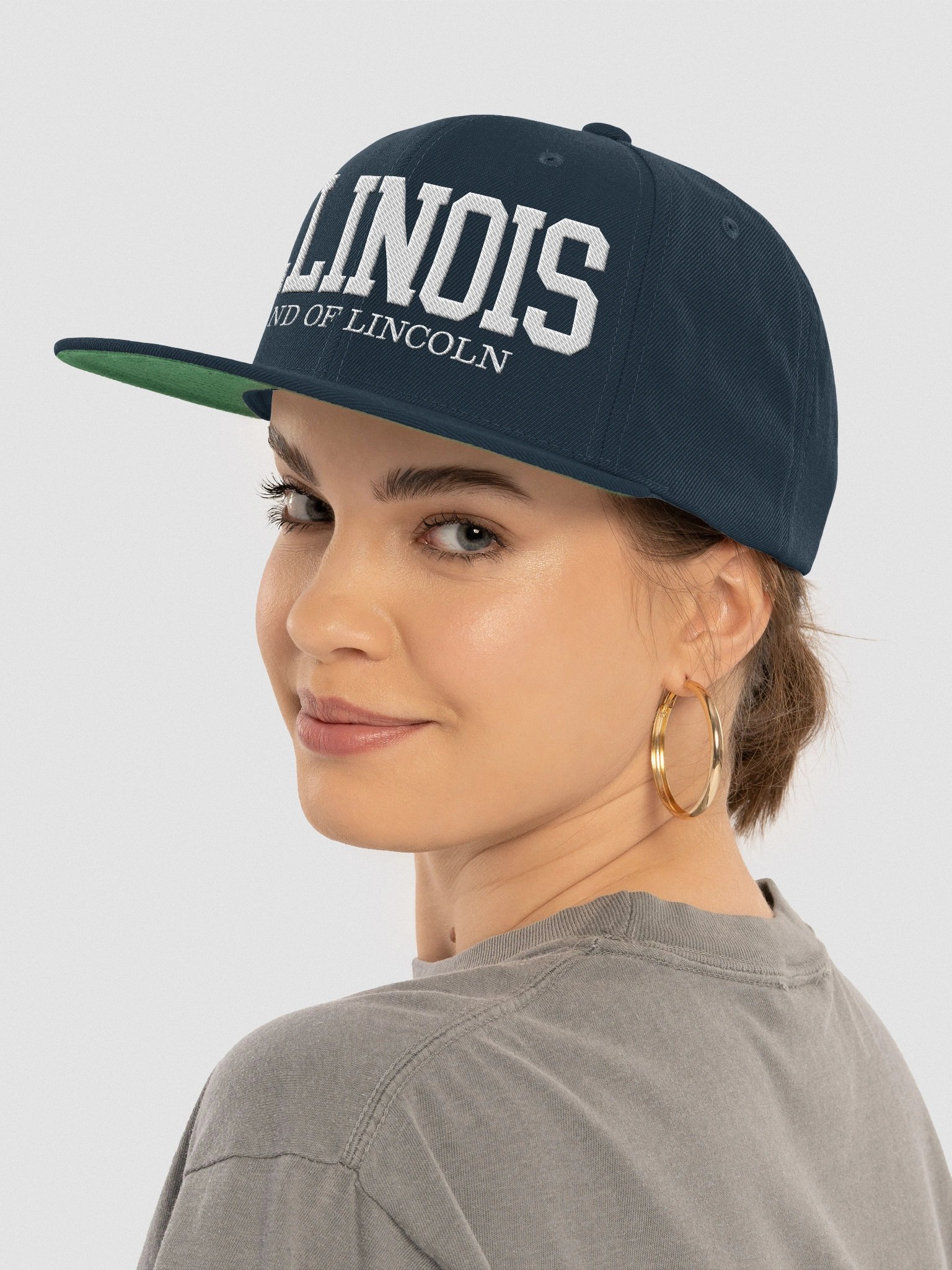Illinois Land of Lincoln Snapback Cap product image (72)