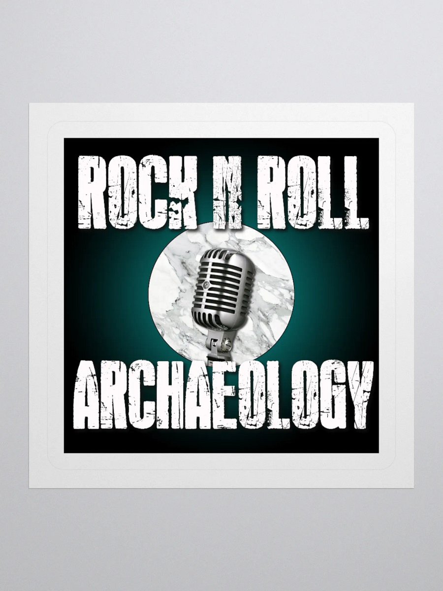 Vintage Rock N Roll Archaeology Kiss Cut Stickers product image (1)