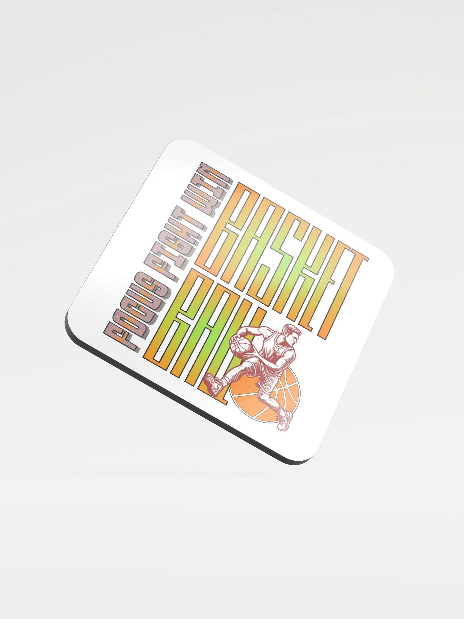 Focus Fight Win Basketball Coaster Set product image (2)