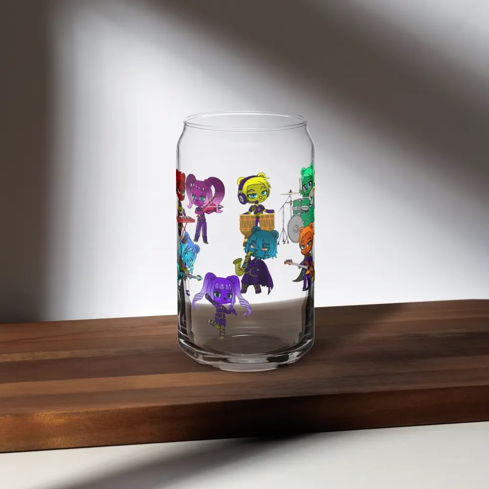 Shadow Bears (The Band) can-shaped glass product image (5)