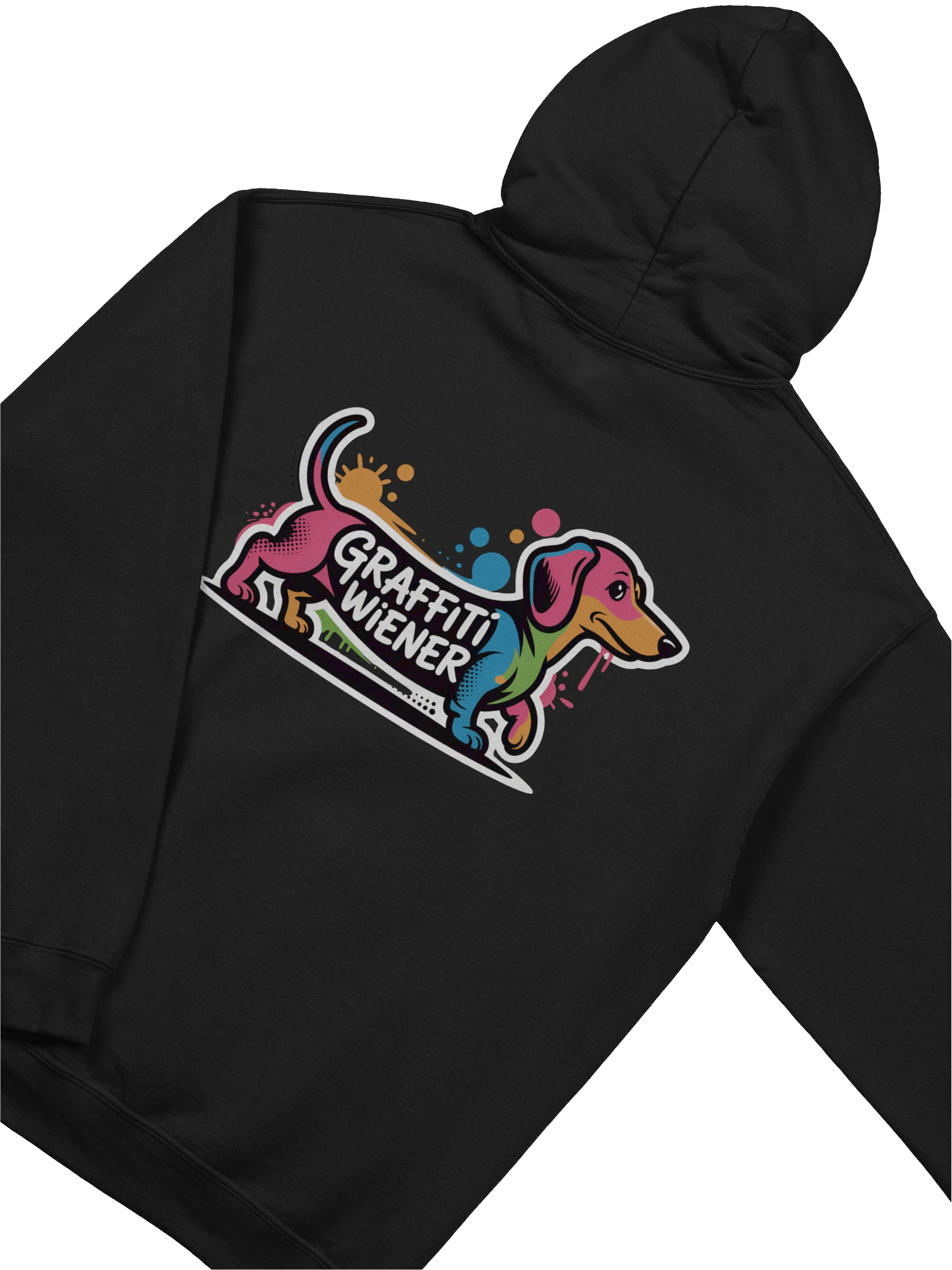 Graffiti Wiener Dachshund Hoodie product image (10)