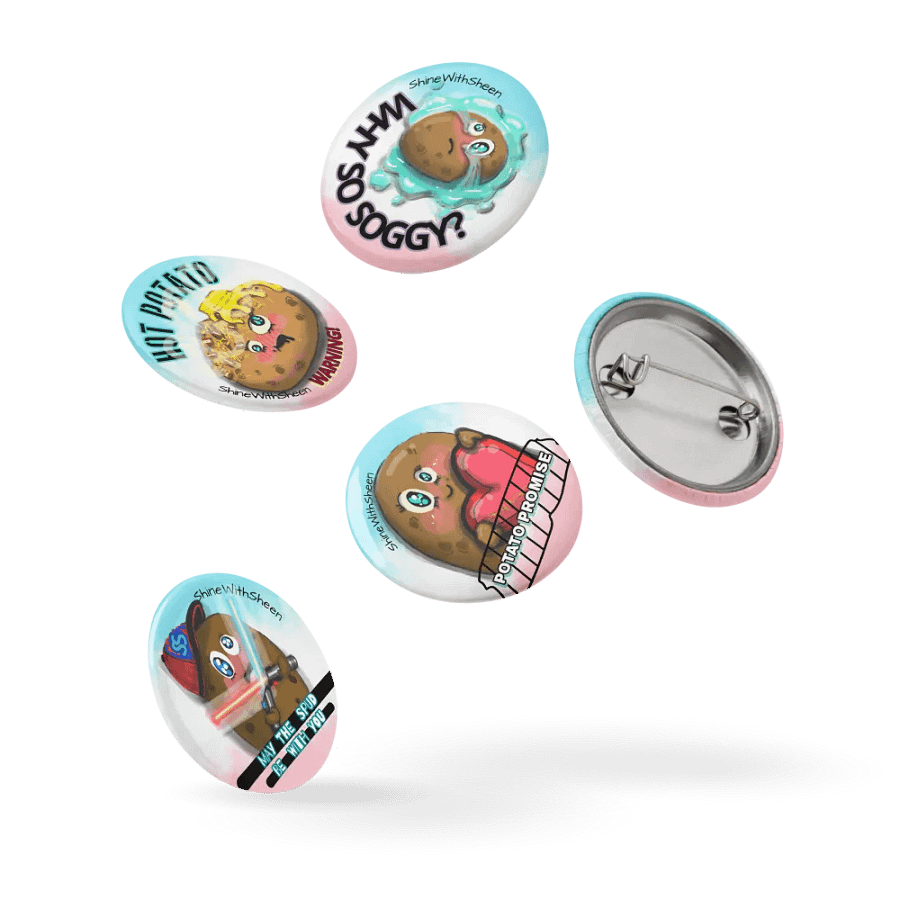 Chonky ShineWithSheen Spuddy Pins product image (5)