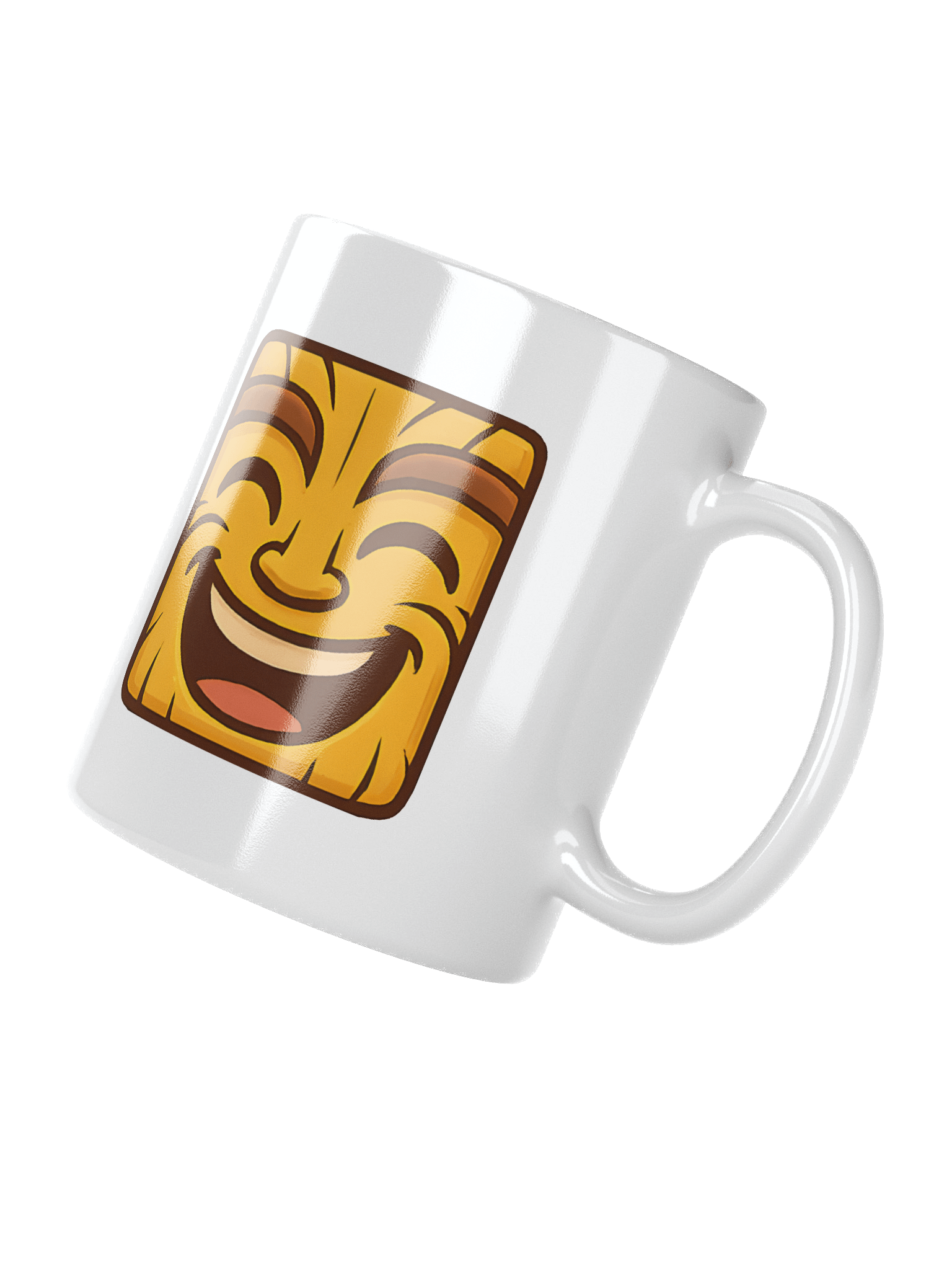 Happy Silly Tiki Emoji Mug - 3 Sizes! product image (3)