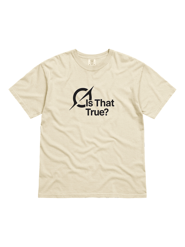 "Is That True?" - Grok Fact-Check Unisex Tee | Grok Gift for Skeptics & Truth-Seekers AI Inside-Joke product image (1)