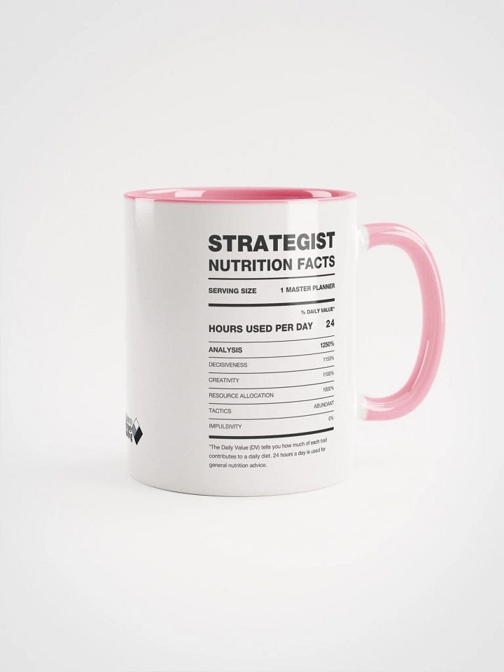 STRATEGIST Nutrition Facts Ceramic Mug product image (2)
