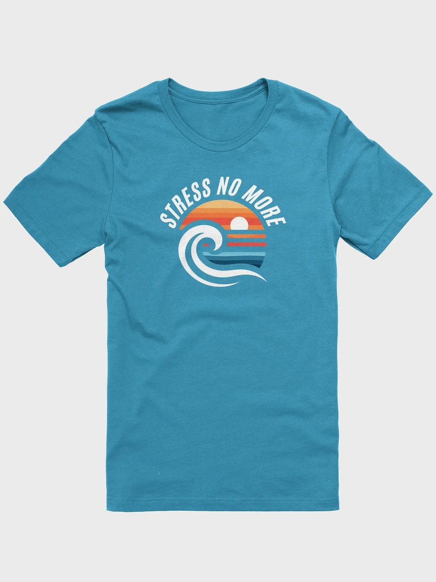 Sunset Waves Unisex T-Shirt | stress no more product image (1)