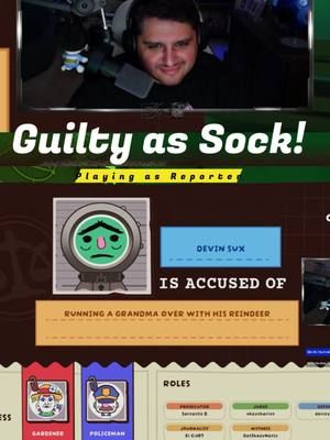 Hot off the press with this one... playing #guiltyassock ! #legal #fyp #streamer #gamer 