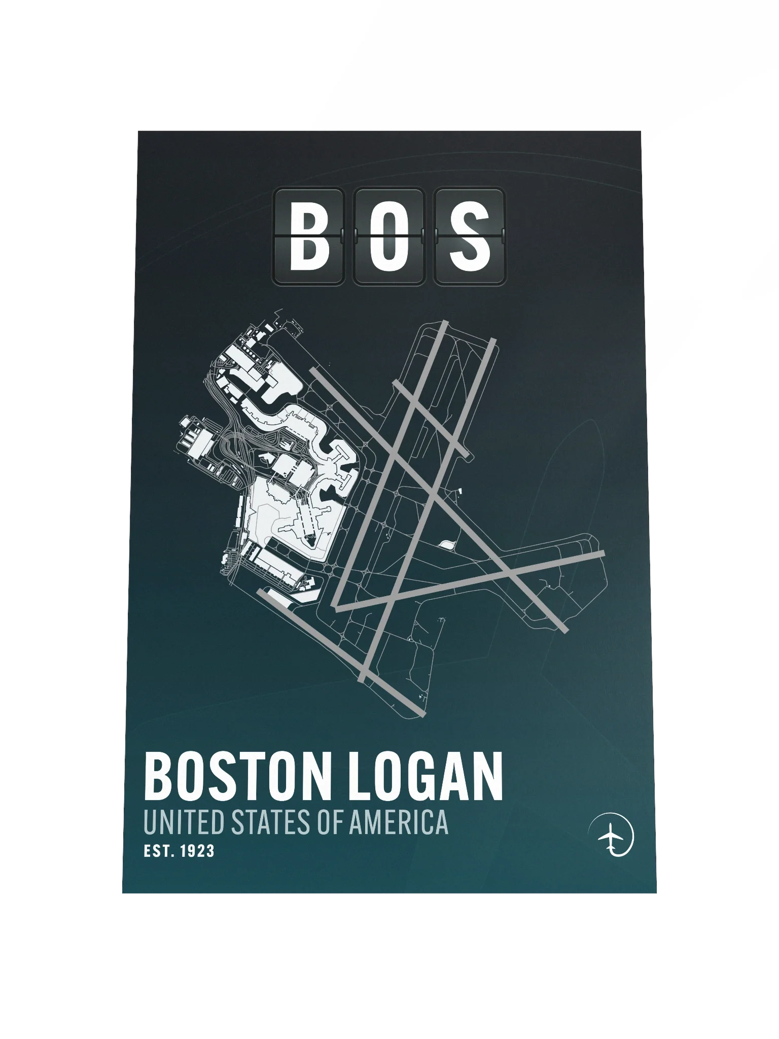 Boston Logan BOS Poster product image (4)