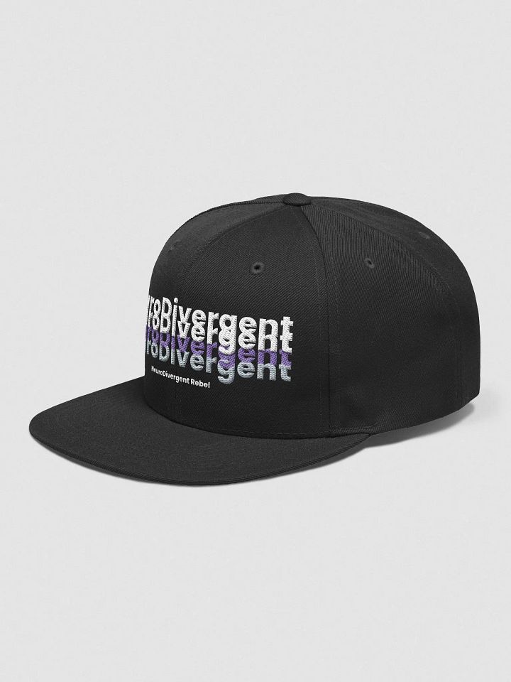 Embroidered NeuroDivergent Wide-bill Ball Cap product image (19)
