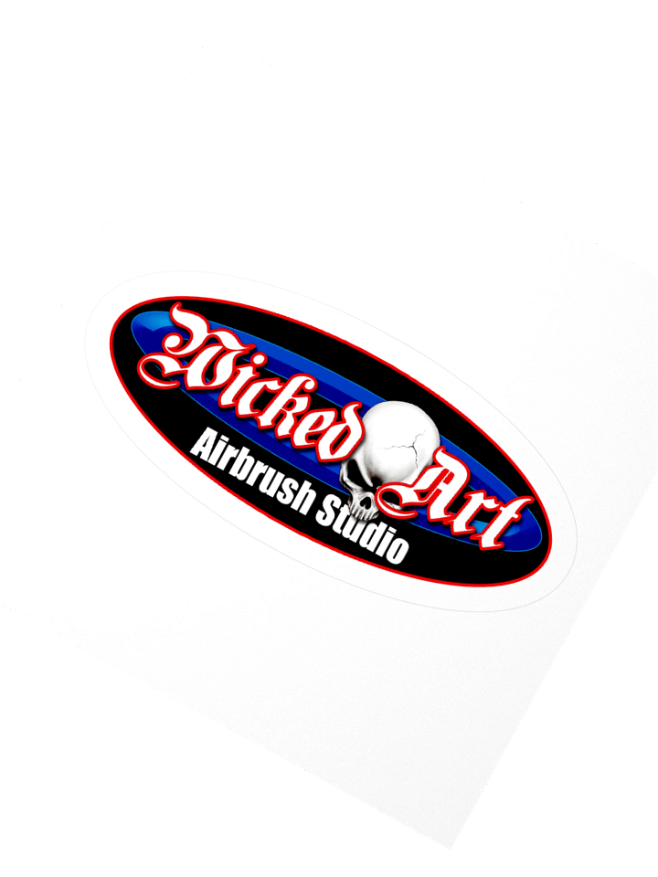 Wicked Art OG Logo Sticker — Retro Studio Edition product image (6)