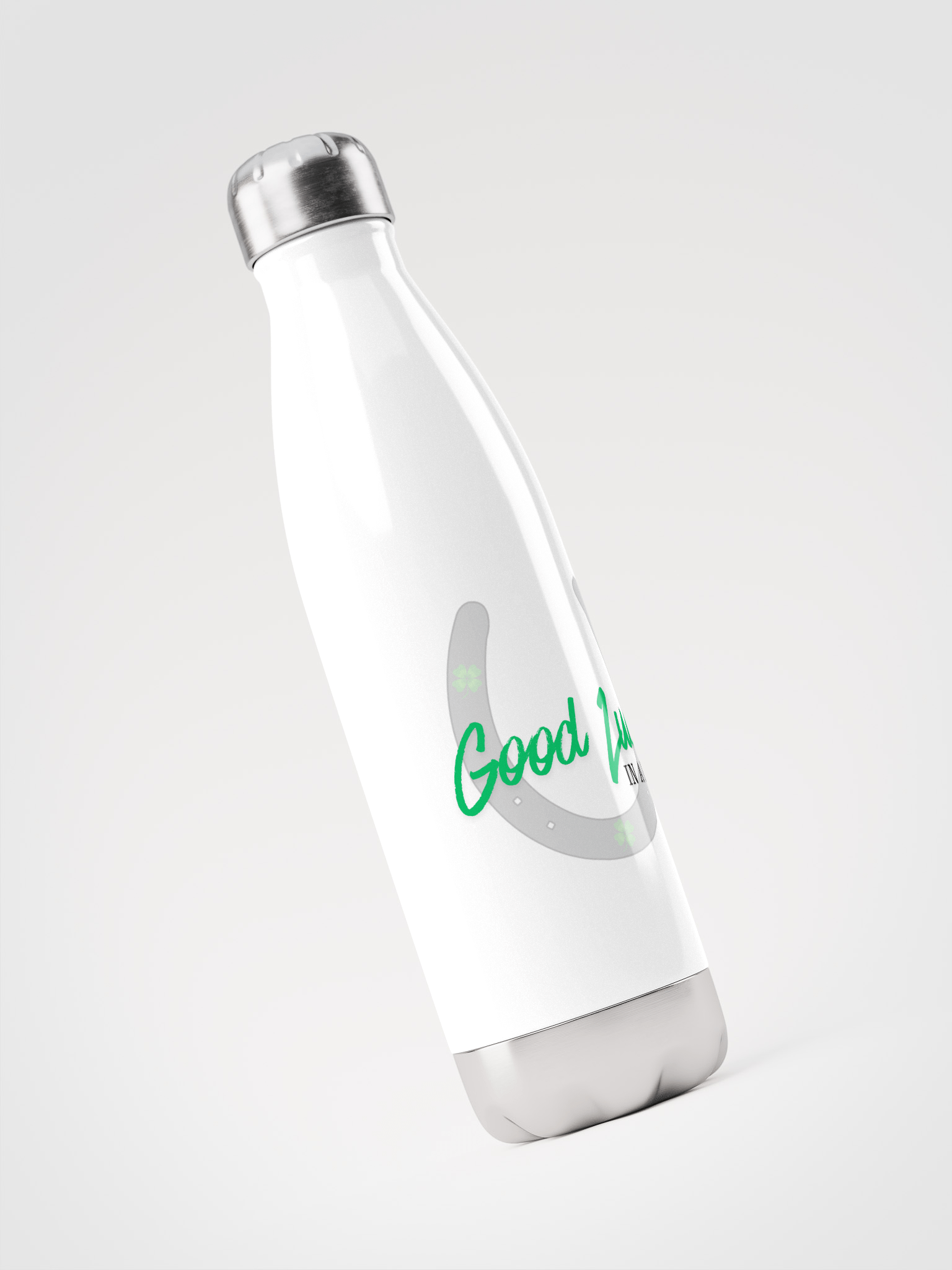 The "Good Luck in a Bottle" Stainless Steel Water Bottle product image (3)