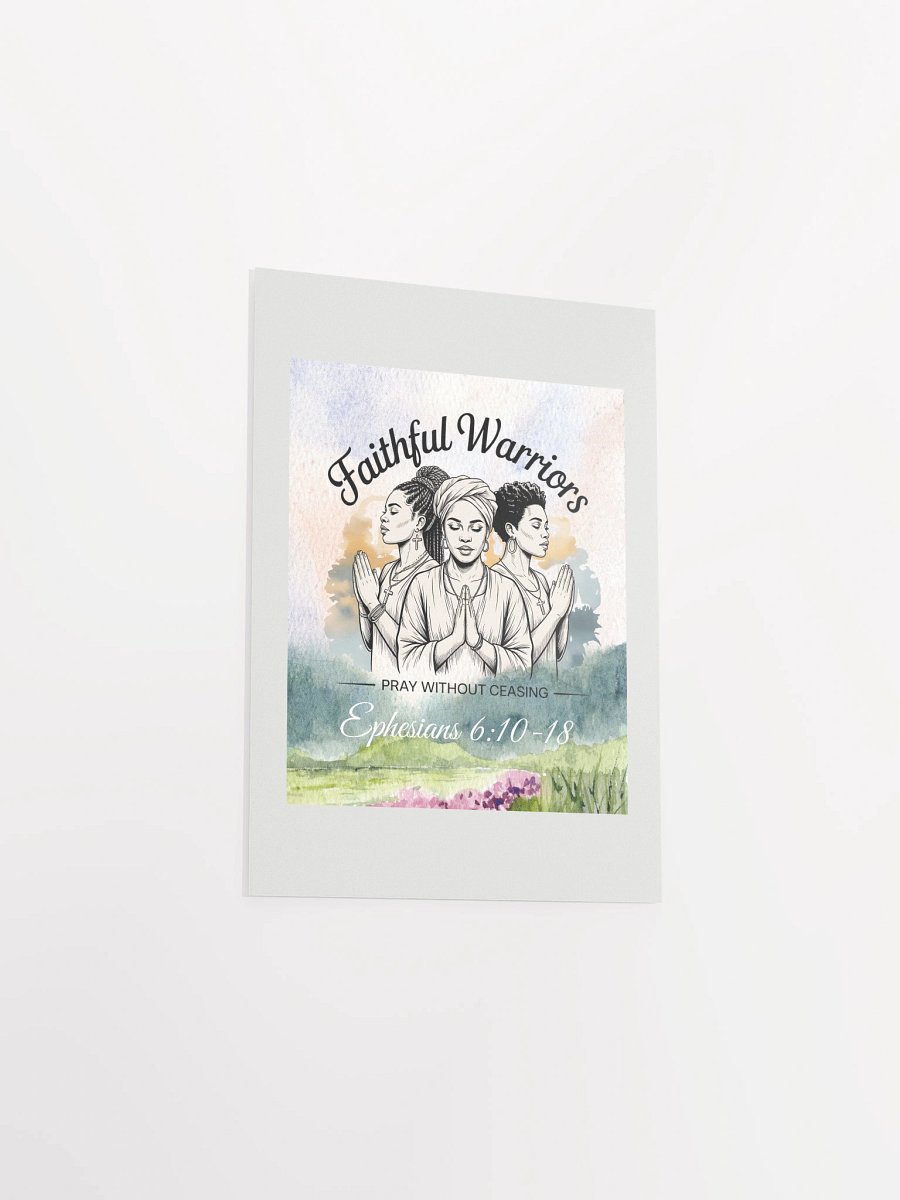 Faithful Warriors Christian Paper Poster - Printable. product image (3)
