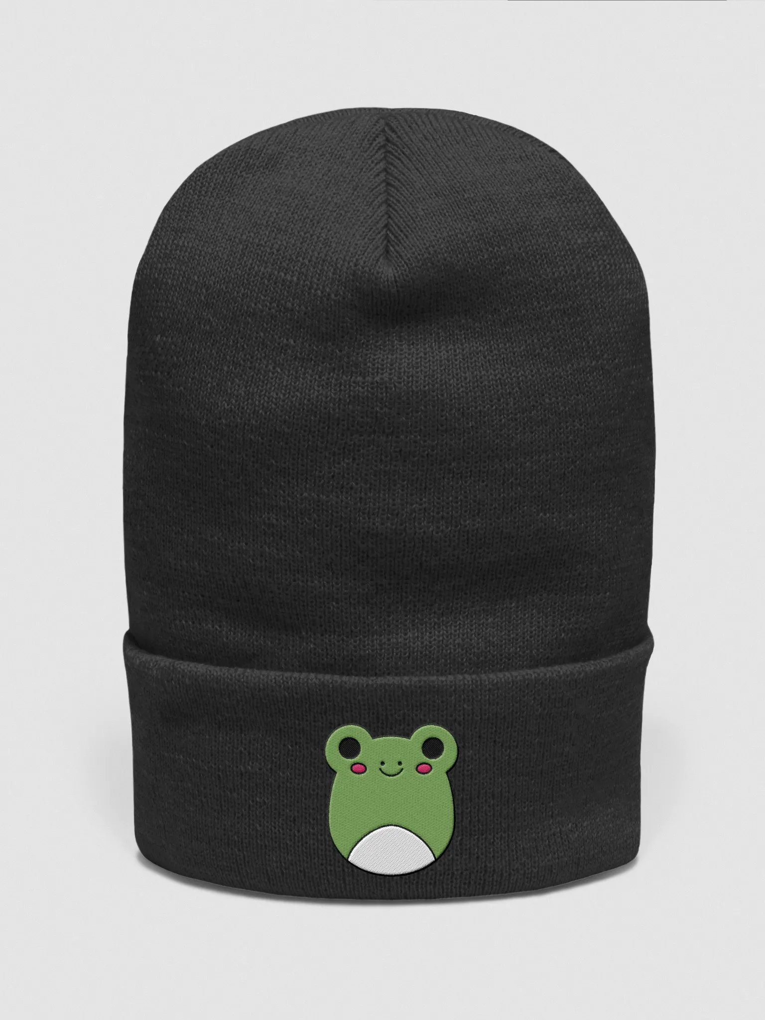 Squishy Frog Embroidered Beanie product image (1)