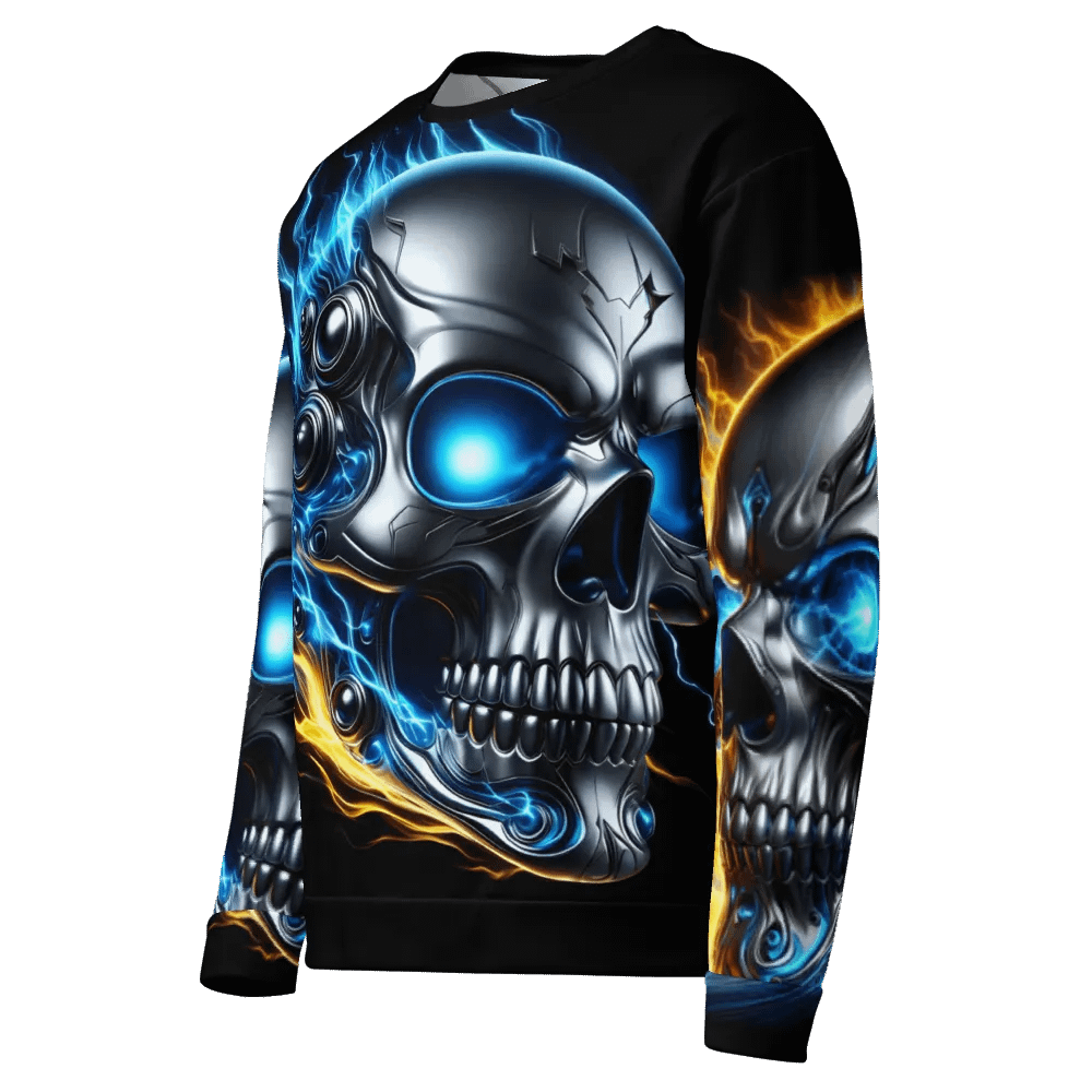 Ethereal Skull Glow - Unisex Sweatshirt #14 product image (4)