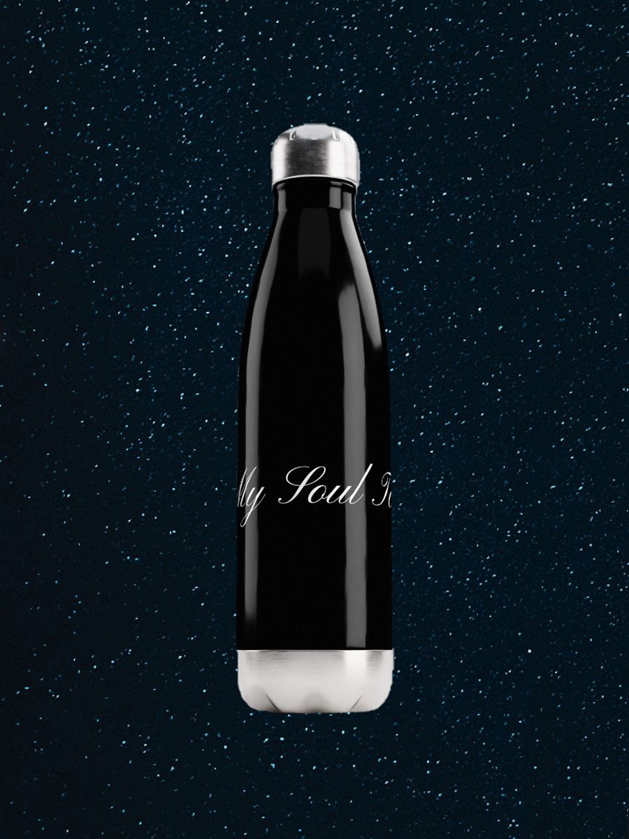 "From my soul to yours" Water bottle product image (1)