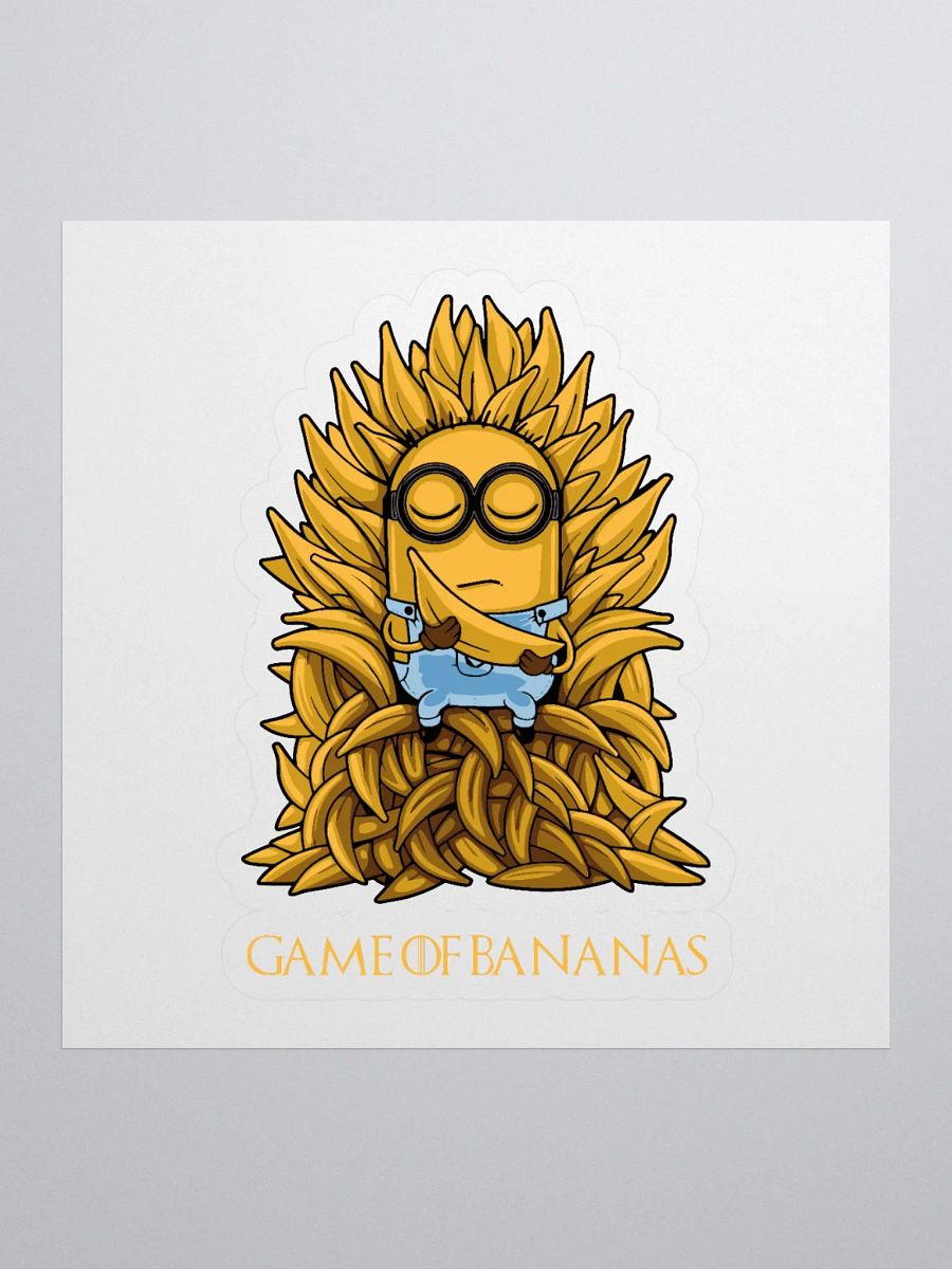 Game of Bananas Minion Sticker product image (1)