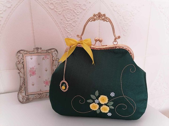 vintage green handbag #2 product image (2)