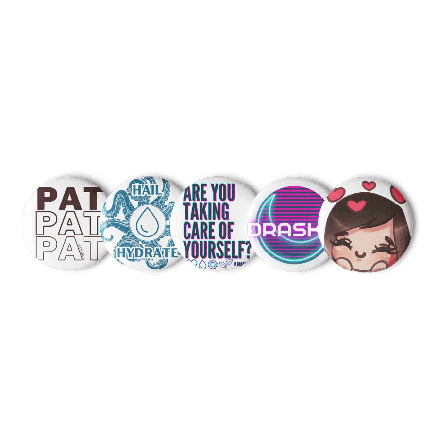 Glossy Ensembles: Set of Pin Buttons product image (2)
