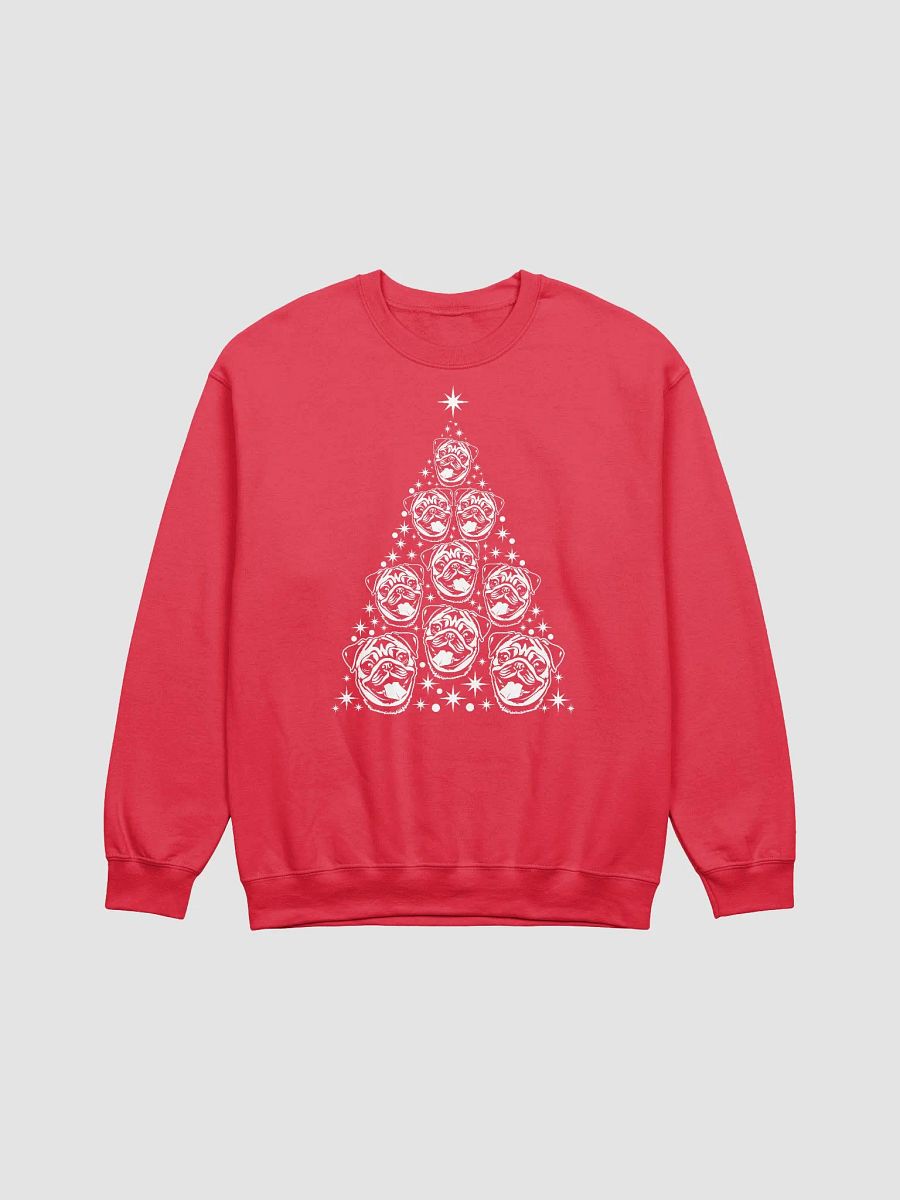 Pug Christmas Tree Sweatshirt Design for Pug Paw-rents product image (23)