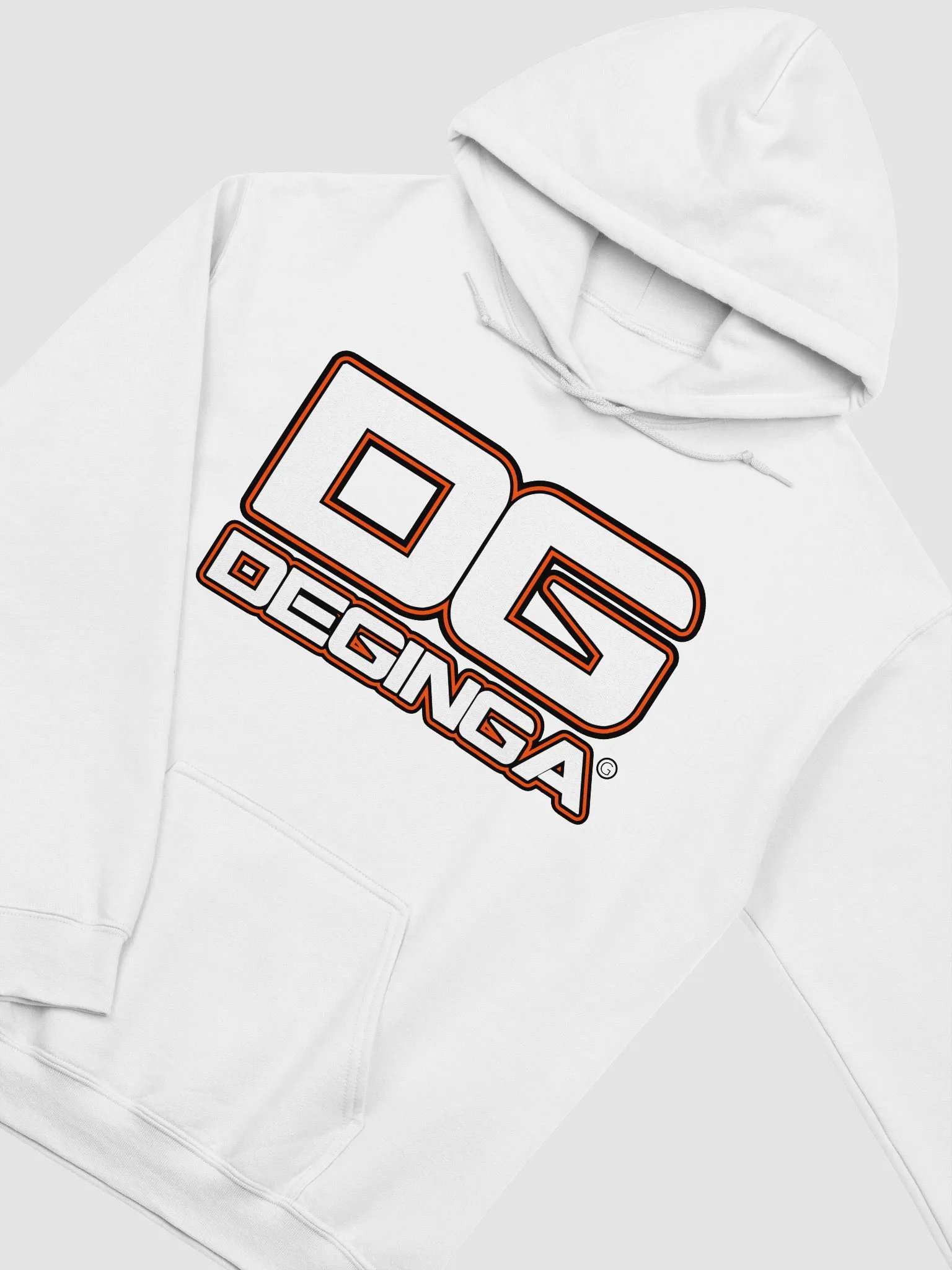 DeGinga White Hoodie product image (3)