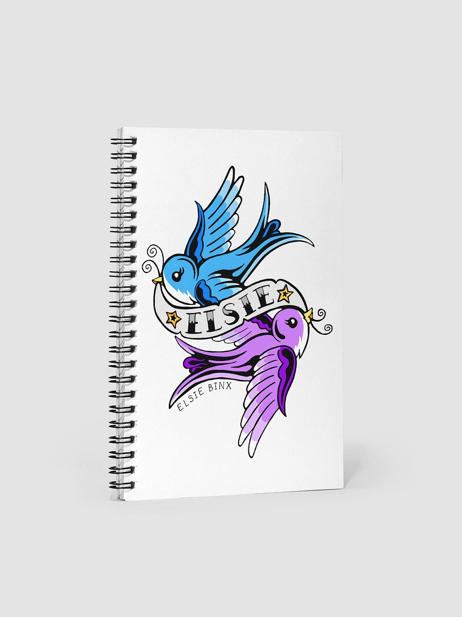 Swallow Tattoo Spiral Notebook product image (2)