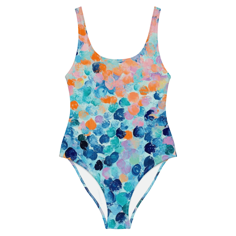 Vibrant Circles Custom Swimsuit product image (1)