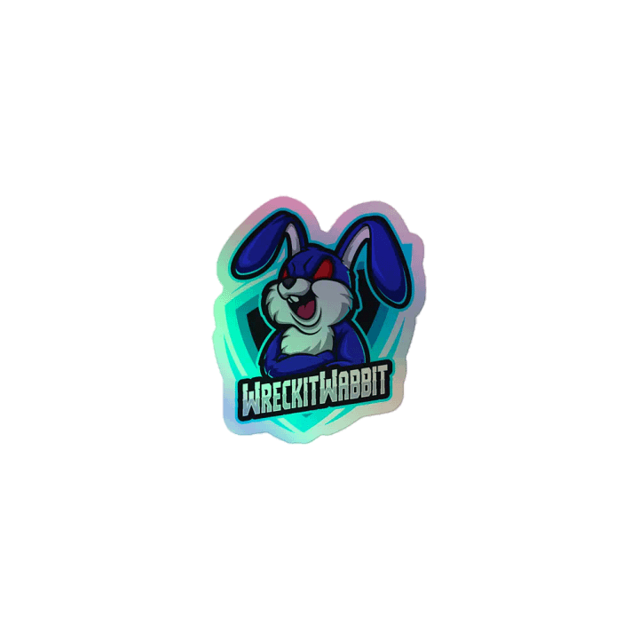 WreckitWabbit Holographic Sticker product image (1)
