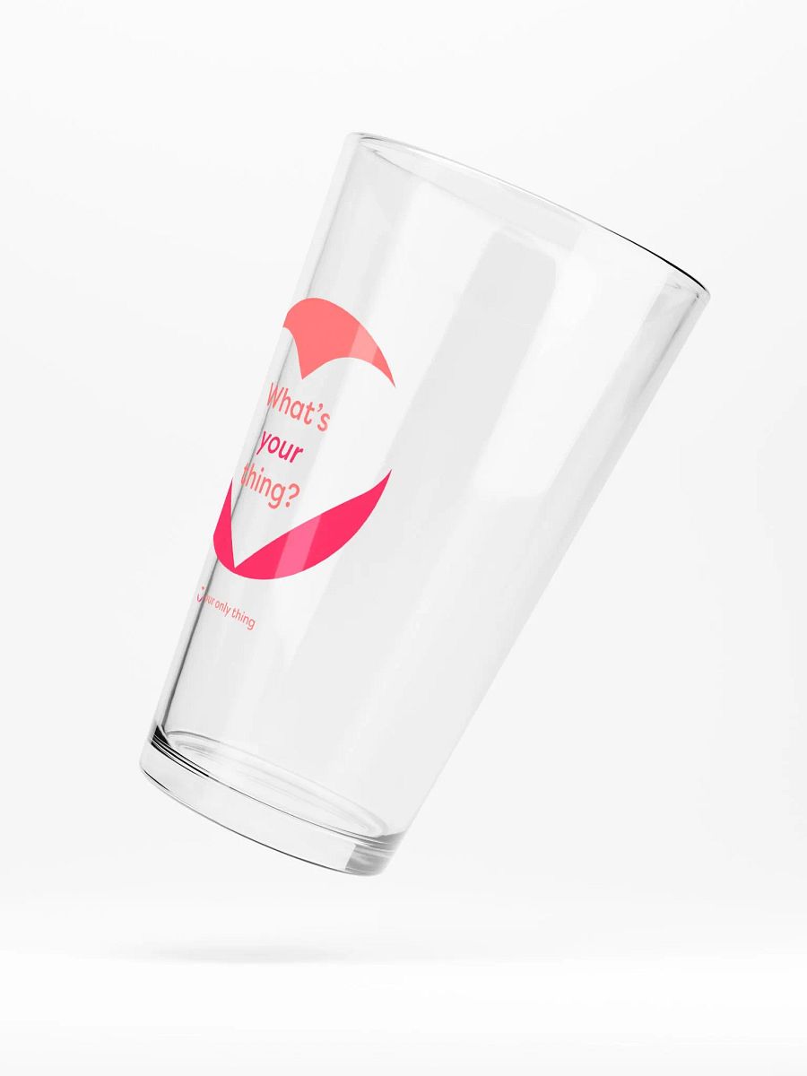 What's Your Thing Shaker Pint Glass product image (5)