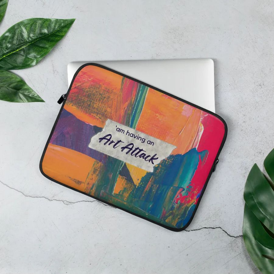 Art Attack Laptop Sleeve product image (1)