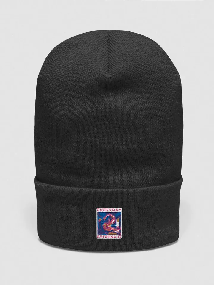Everyday Astronaut Working at a Computer Beanie product image (8)