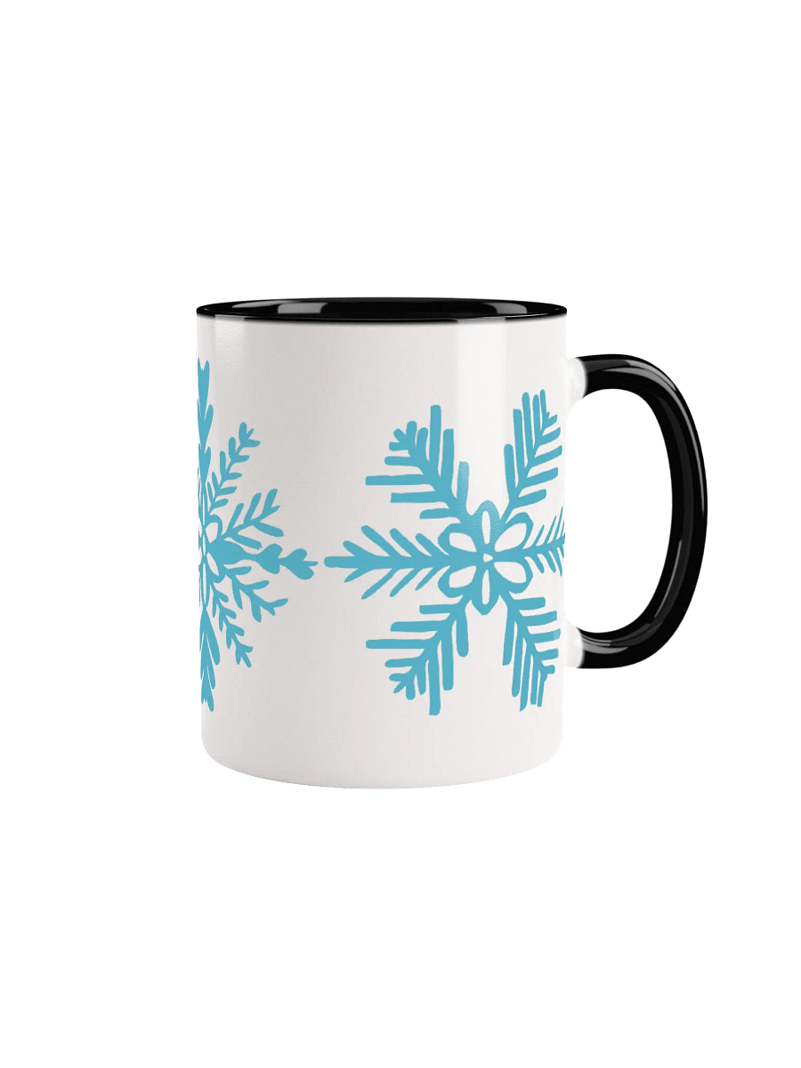 Simple Snowflakes Color Filled Mug product image (3)