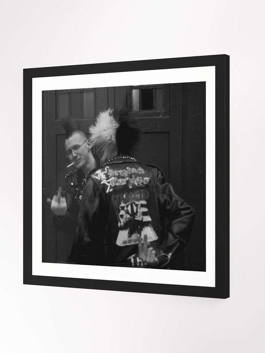 Framed Square Print Street Photograph Punks product image (2)