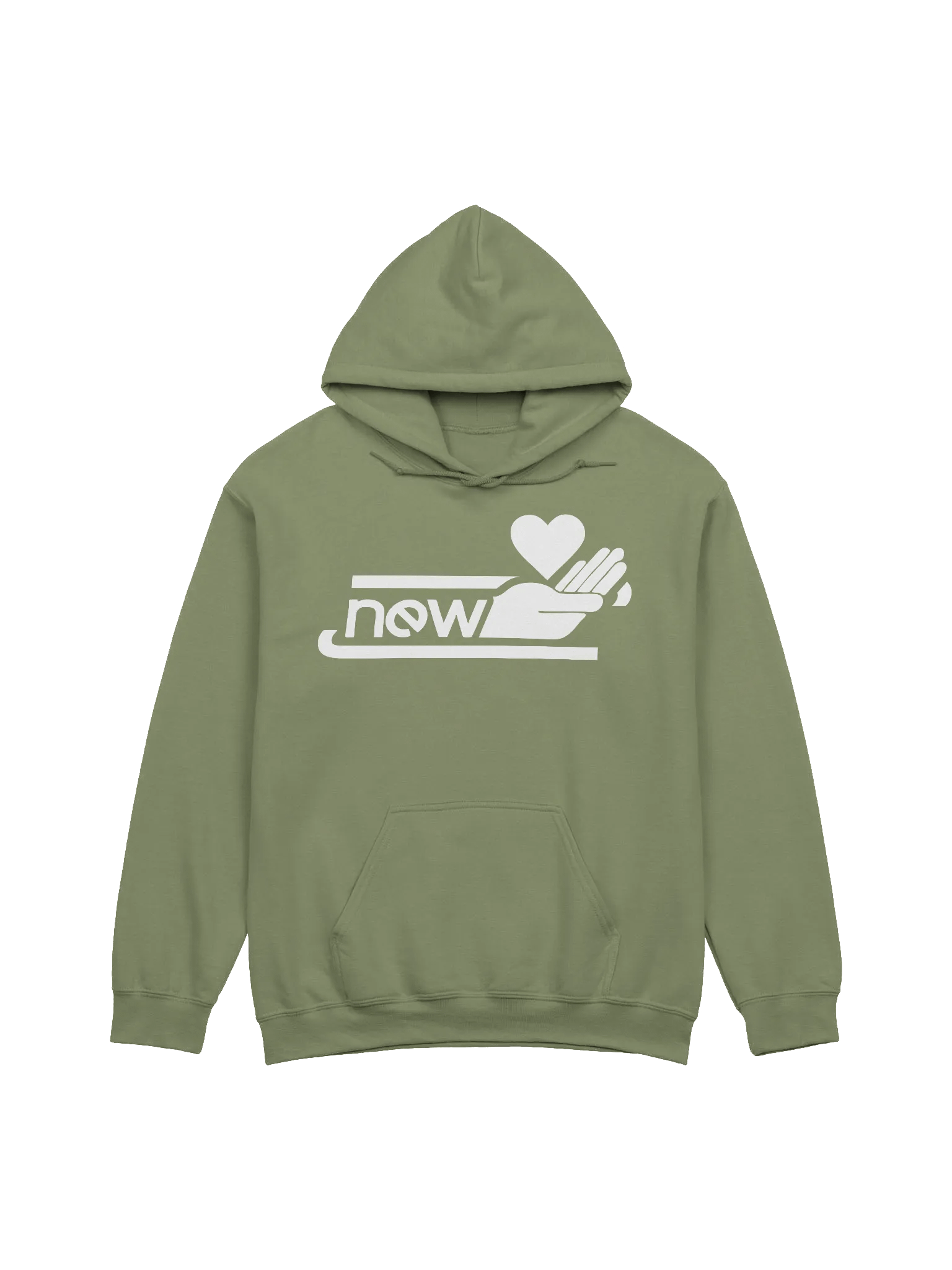 newLove green hoodie product image (1)