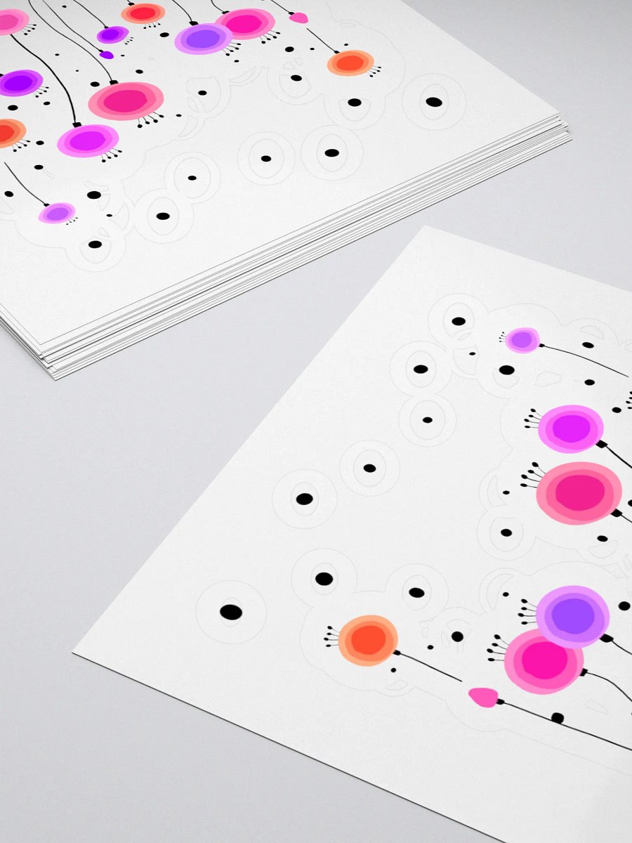 Floral Fusion Kiss Cut Stickers product image (11)