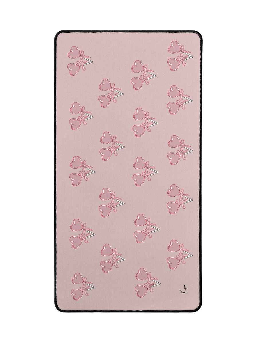 Lollipop Heart-bow | 31.5 x 15.5 in Mousepad product image (2)