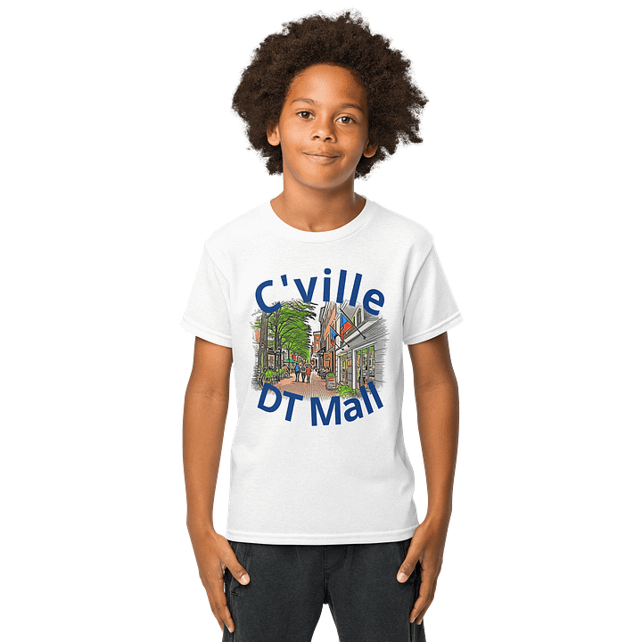 Cville DT Mall and Monticello Kid's Tee product image (1)