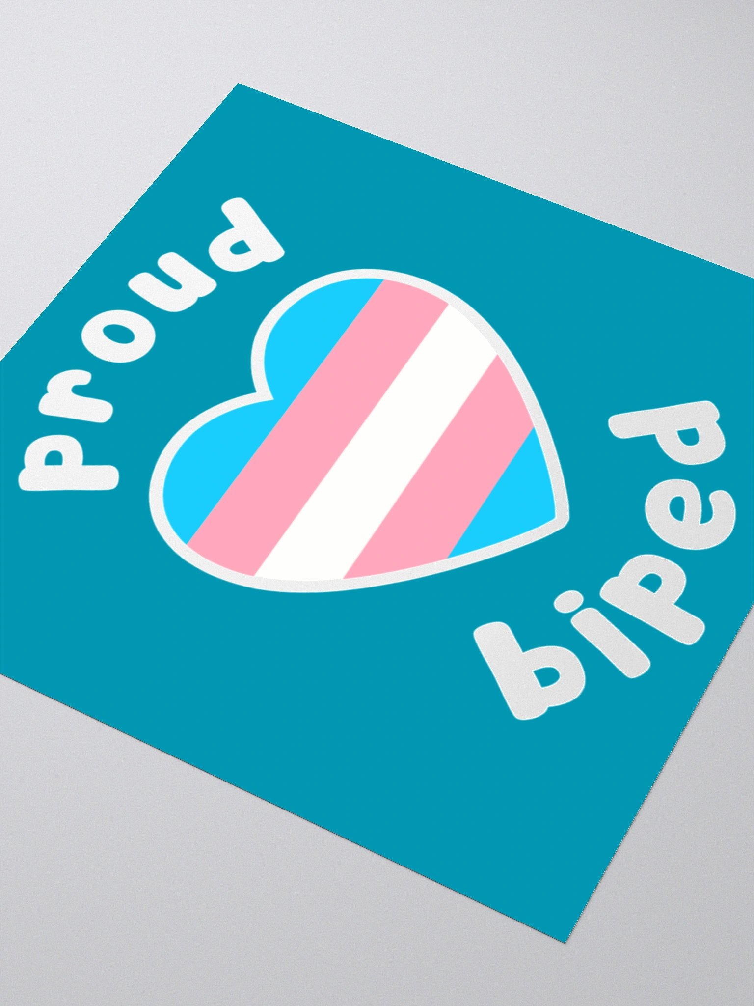 Proud Biped Sticker - Trans product image (6)