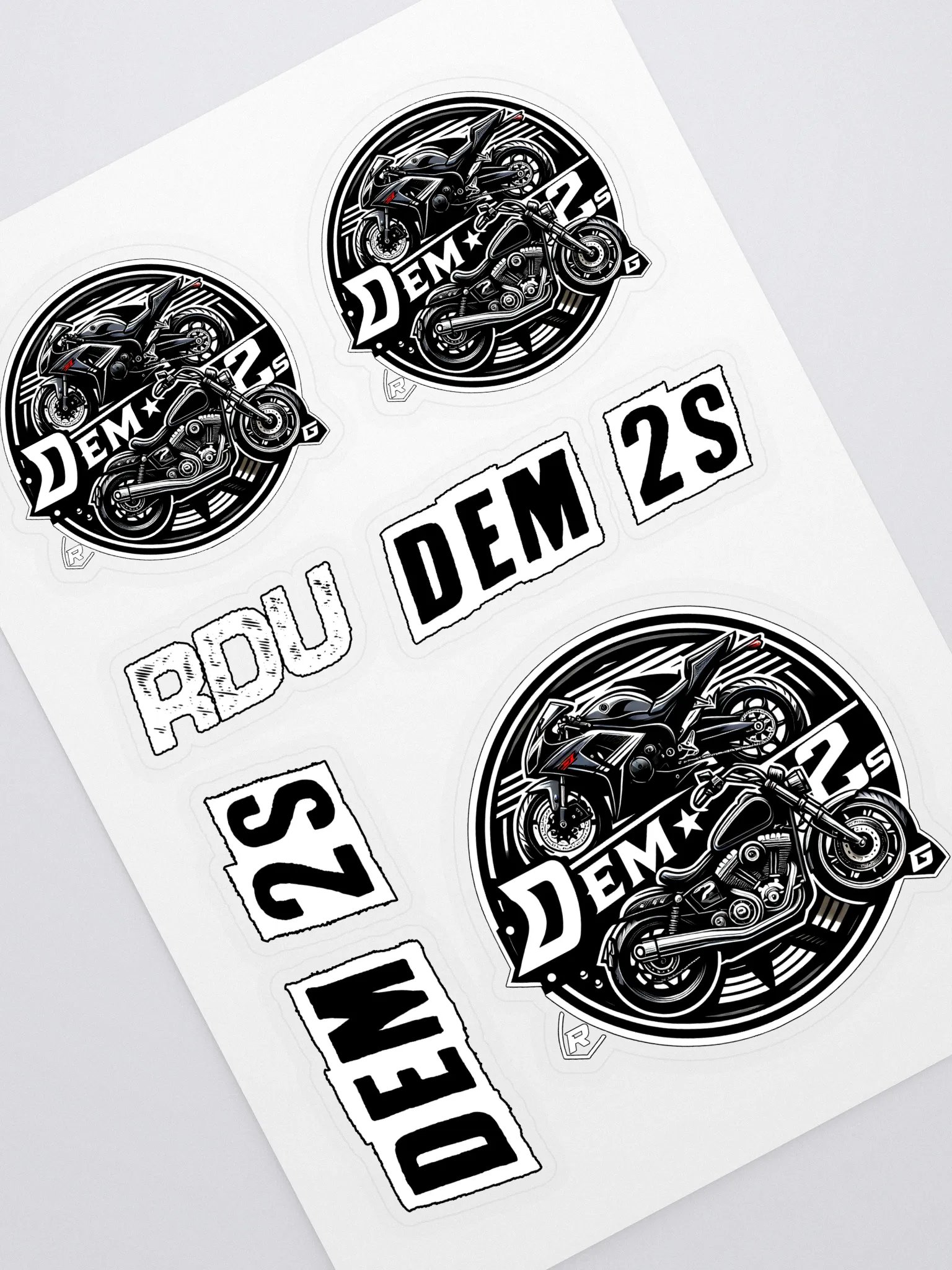 DEM 2s | 2025 STICKER SHEET product image (1)
