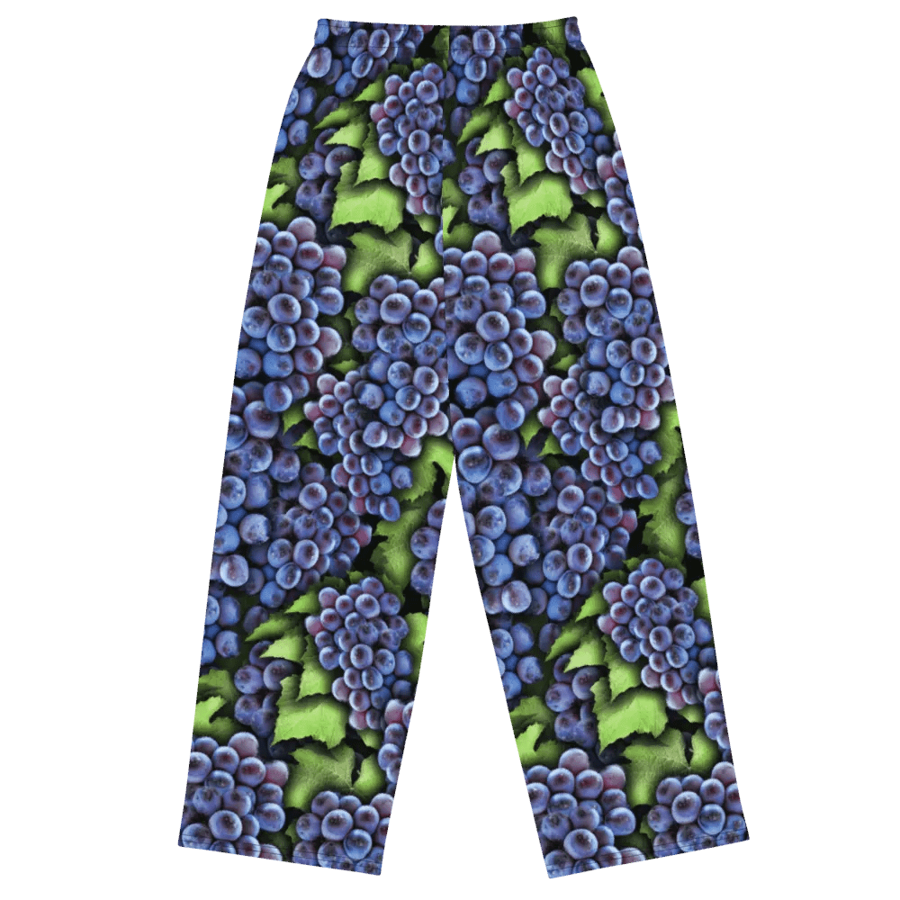 Grapes Pattern Wideleg Pants product image (1)