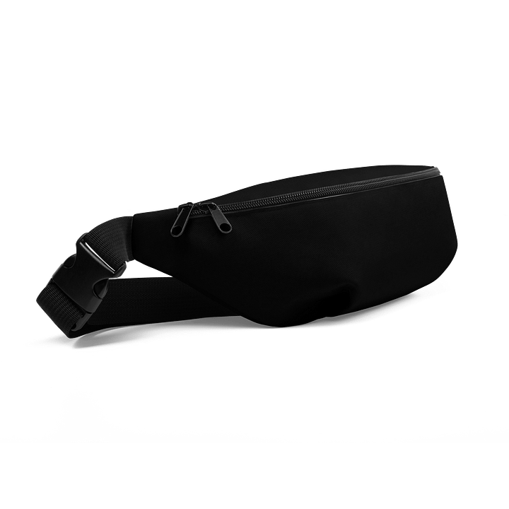 Black Solid Color Fanny Pack (Waist Bag) product image (2)