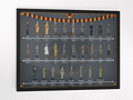 Evolution of German Uniforms (Grey) | Framed w/Front Protector product image (1)