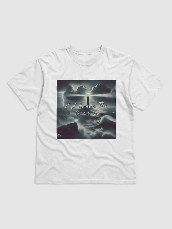 I'd Brave The Ocean Comfort Heavyweight T-Shirt product image (1)