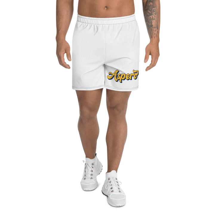 Vivid Yellow 'Aspero' Athletic Long Shorts product image (2)