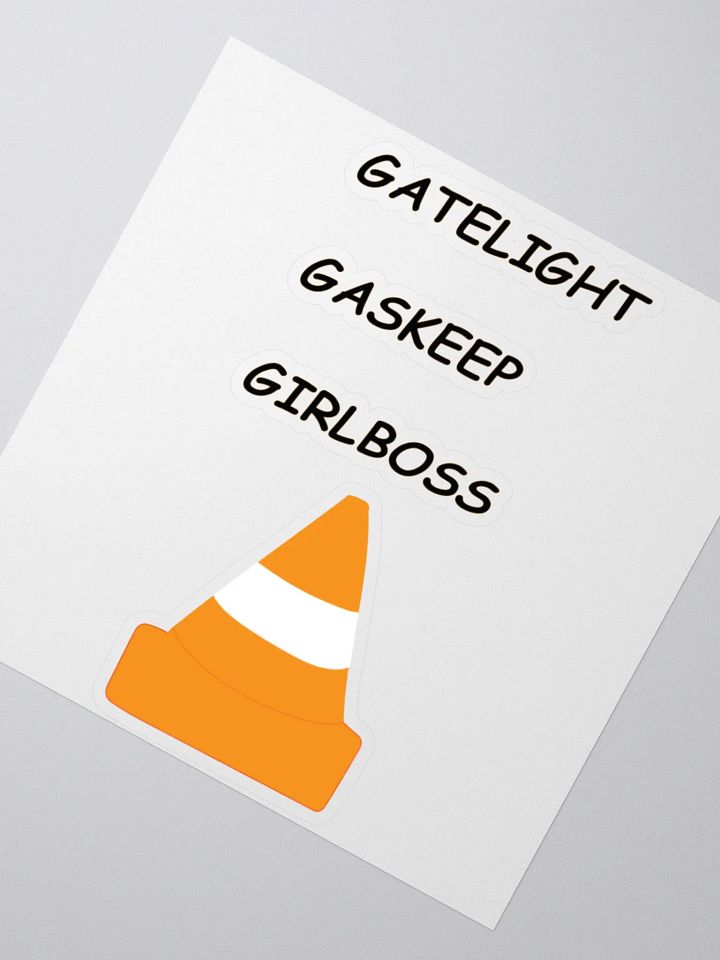 Gatelight, Gaskeep, Girlboss Sticker product image (2)