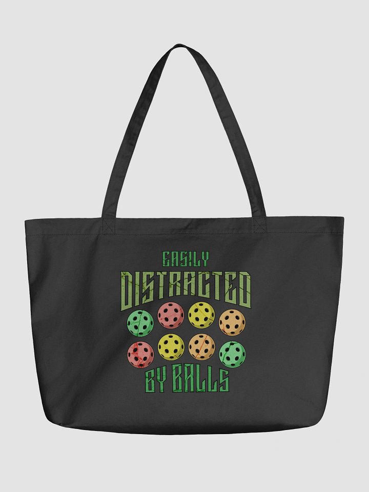 Easily Distracted By Balls Pickleball Tote Bag product image (2)