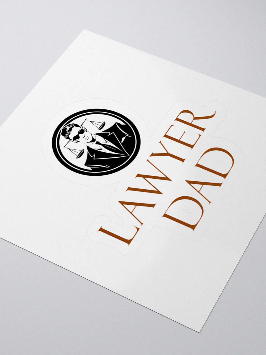 Lawyer Dad Justice Sticker product image (9)