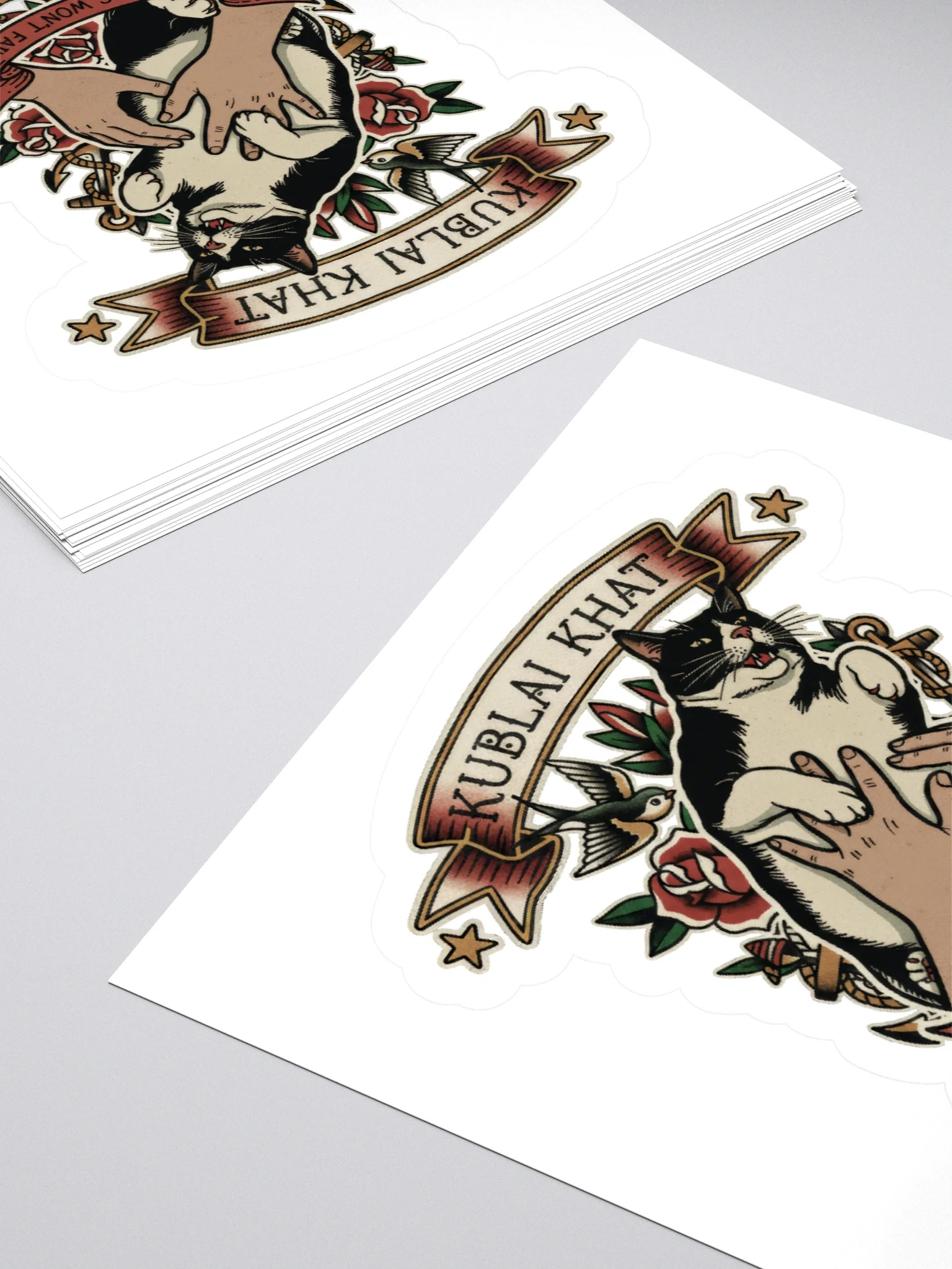 KUBLAI KHAT MY HANDS WON'T FAIL KISS CUT STICKER product image (12)