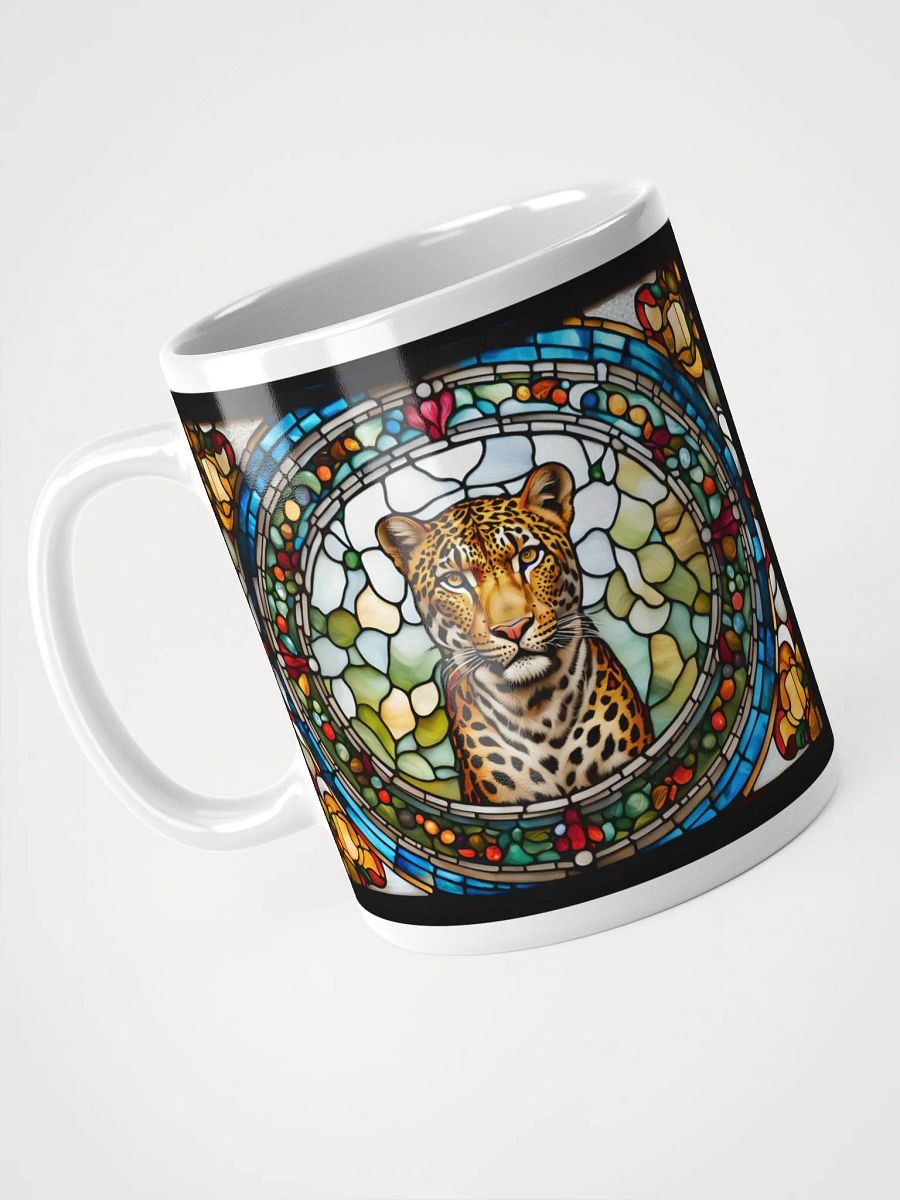 #002 Focused Leopold - Stained Glass Mug product image (6)
