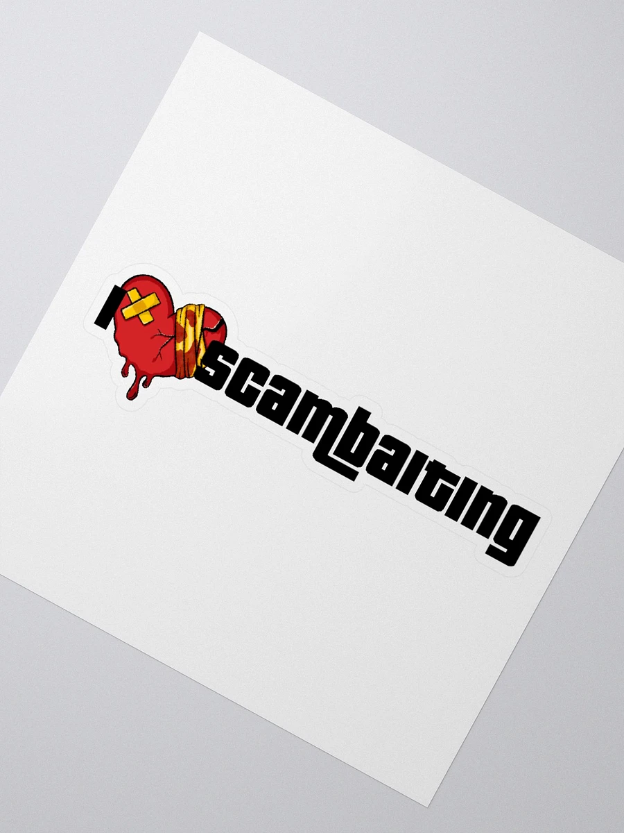 I Heart Scambaiting Vinyl Kiss Cut Sticker product image (2)